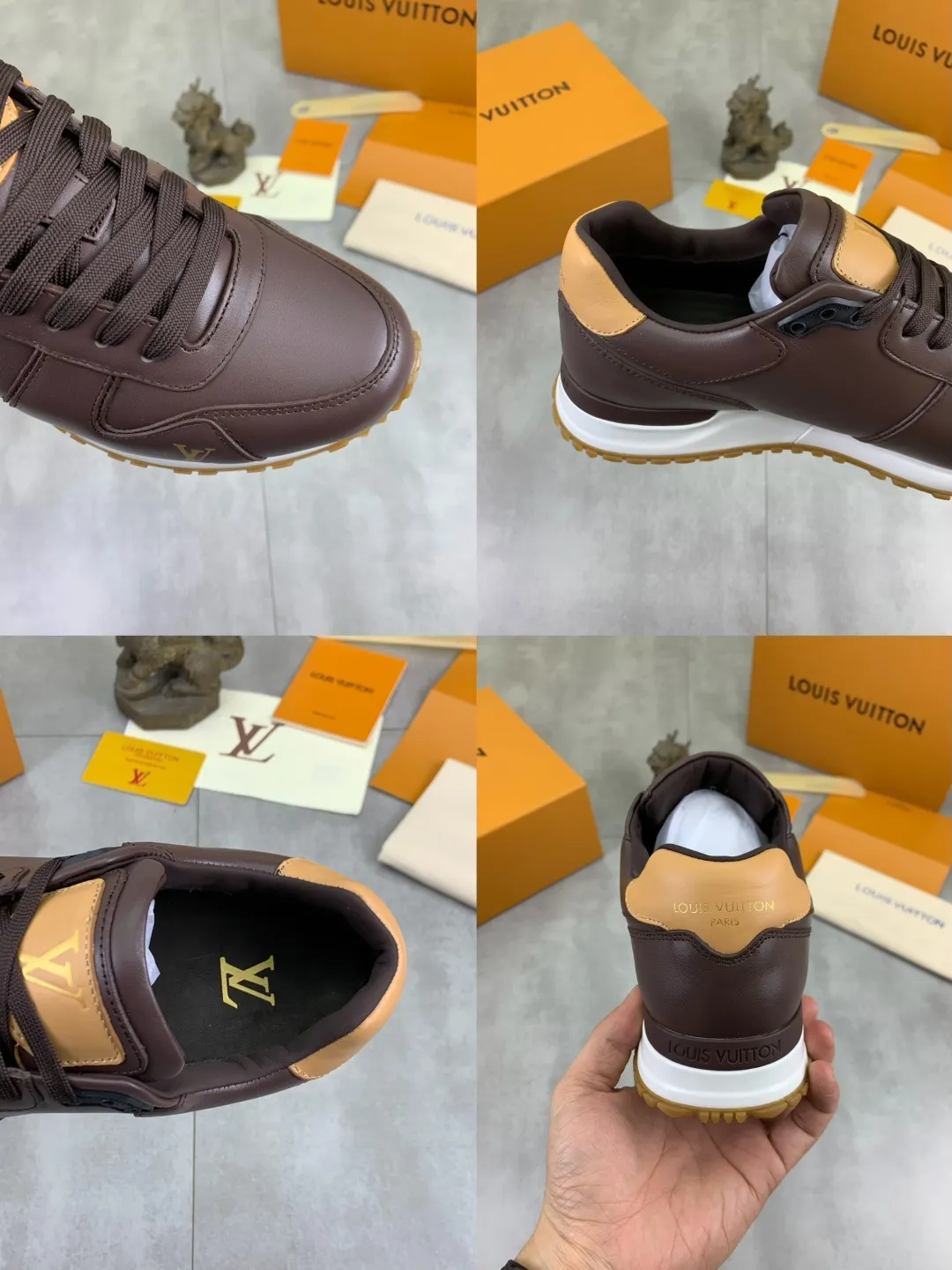 Men's men's shoes 💰P680 new style 💶[LOUIS VUITTON] (original order) new style 🍀LV Louis Vuitton * - top version of LV classic trendy shoes! Made of imported original cowhide and water-dyed cowhide lining. The latest original wear-resistant rubber combination outsole! High quality products! Multiple colors available, code number: 39-45 (38 46 customized)